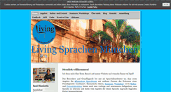 Desktop Screenshot of living-sprachen.com