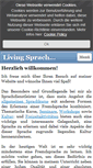 Mobile Screenshot of living-sprachen.com